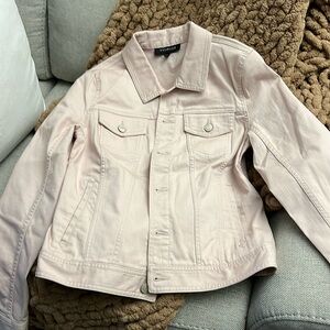 Talbots pink jean jacket (small) NWOT